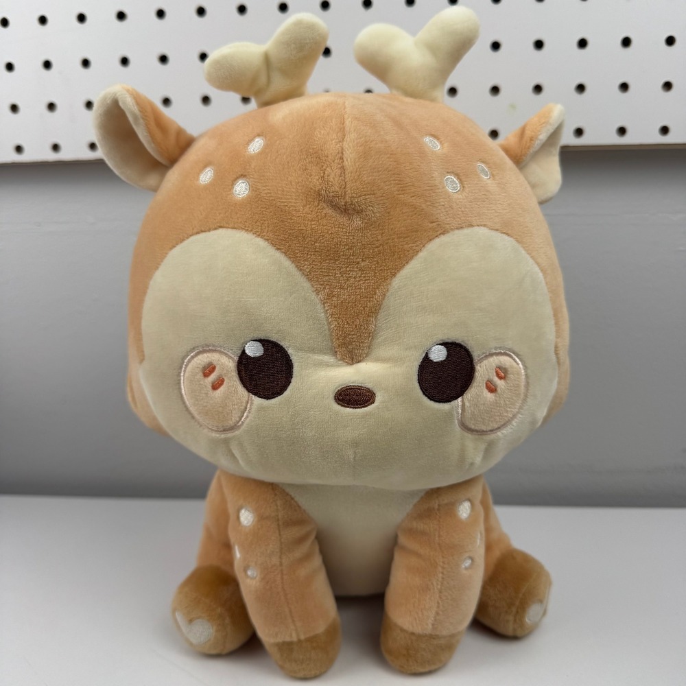 Honeymaru Aliquantum International Deer‎ Plush Tan Kawaii Stuffed Animal 10 Inch